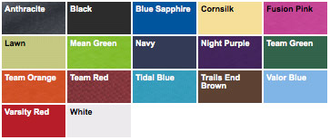dri fit colors