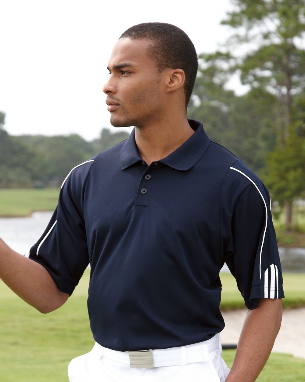 custom logo adidas golf shirts