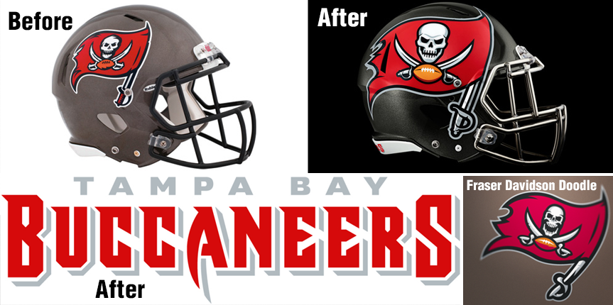 Updated Buccaneers Branding and What Might Have Been