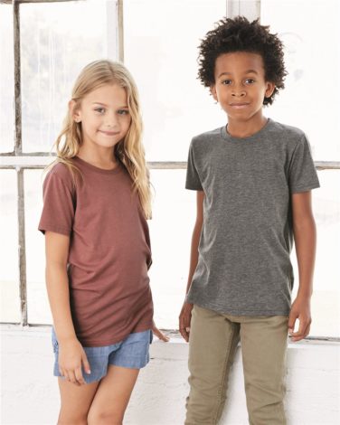 Bella + Canvas 3413Y Youth Short Sleeve T-Shirt