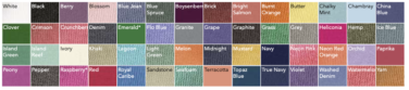 Comfort Colors 6014 Long Sleeve T-Shirt Color Swatches