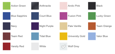 Nike 354067 Ladies Dri-Fit Micro Pique Polo Color Swatch