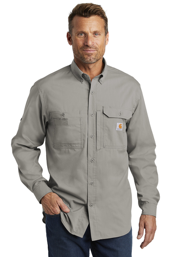 Carhartt - Carhartt Force ® Ridgefield Solid Long Sleeve Shirt ...