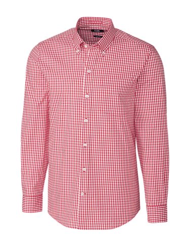 Cutter & Buck - Men's L/S Tailored Fit Stretch Gingham - MCW00159