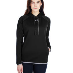 Under Armour Ladies' Double Threat Armour Fleece® Hoodie Black