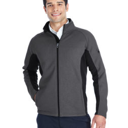 Spyder Men's Constant Full-Zip Sweater Fleece Jacket Black Heather / Black