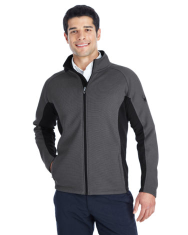 Spyder Men's Constant Full-Zip Sweater Fleece Jacket Black Heather / Black
