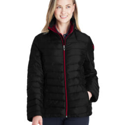 Spyder Ladies' Supreme Insulated Puffer Jacket Black / Red