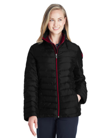 Spyder Ladies' Supreme Insulated Puffer Jacket Black / Red