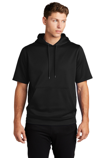 Sport-Tek ® Sport-Wick ® Fleece Short Sleeve Hooded Pullover - ST251 ...