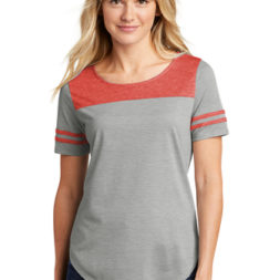 Sport-Tek ® Ladies PosiCharge ® Tri-Blend Wicking Fan Tee