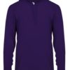 Badger - B-Core Hooded Long Sleeve T-Shirt - 4105 - Image 7