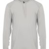 Badger - B-Core Hooded Long Sleeve T-Shirt - 4105 - Image 3
