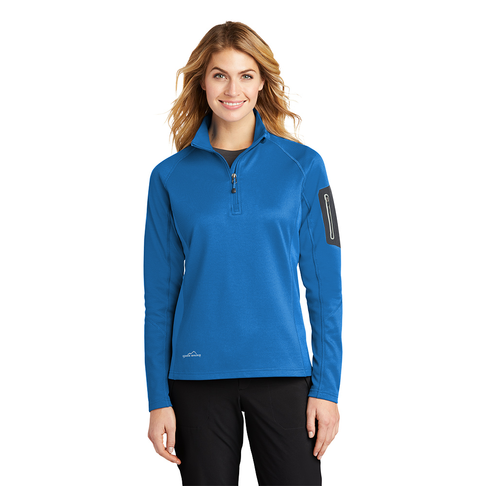 Eddie Bauer® Ladies 1/2-Zip Performance Fleece - Century Marketing, Inc.